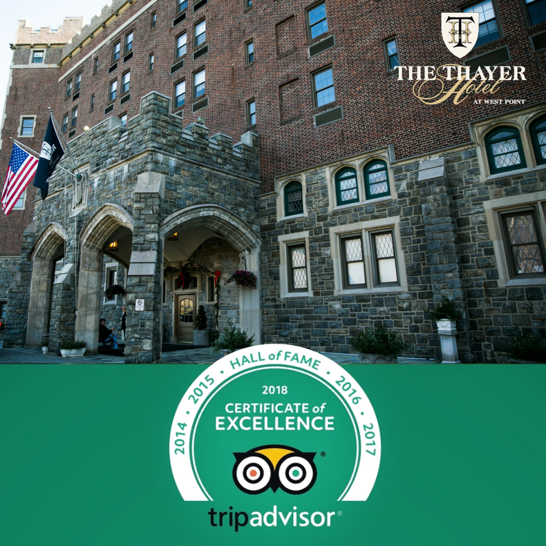 TripAdvisor 2018 Certificate of Excellence and Hall of Fame