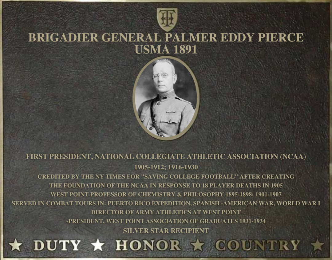 Dedication plaque in honor of Brigadier General Wesley W. Posvar, USAF, USMA 1946