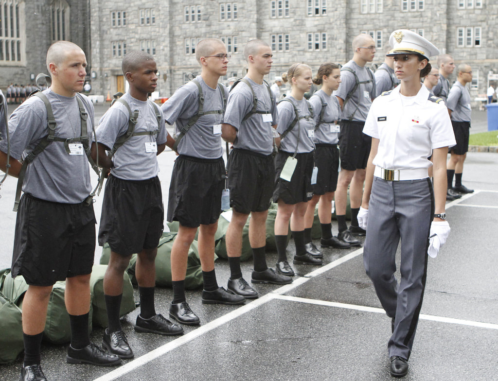 West Point cadets on Acceptance Day