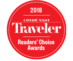 2018 Conde Nast Traveler Readers' Choice Award